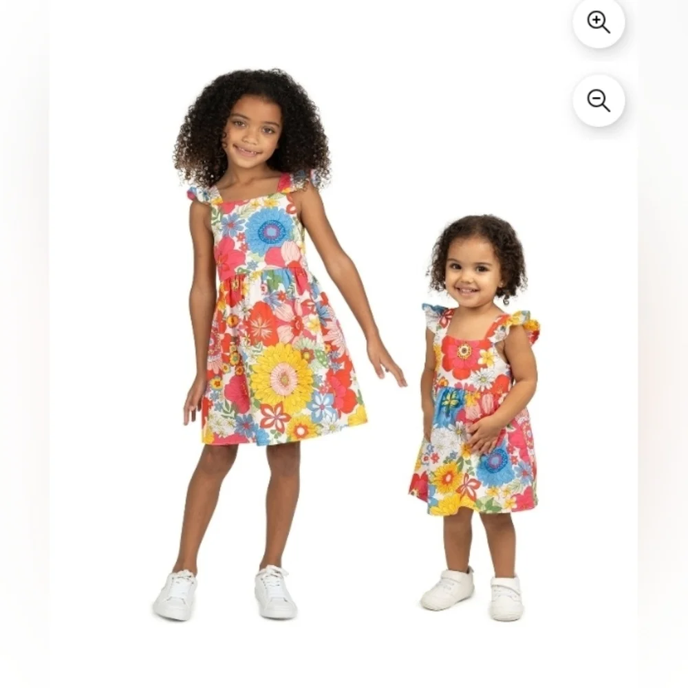 Counting Daisies Toddler Girls Woven Dress